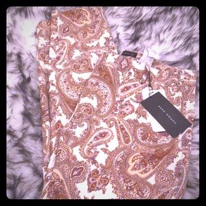 Zara Paisley skinny dress pants - SZ L